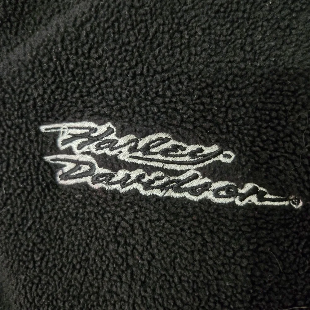 Vintage Harley Davidson Womens‎ Small Black Pullover Fleece Sweater San Jose